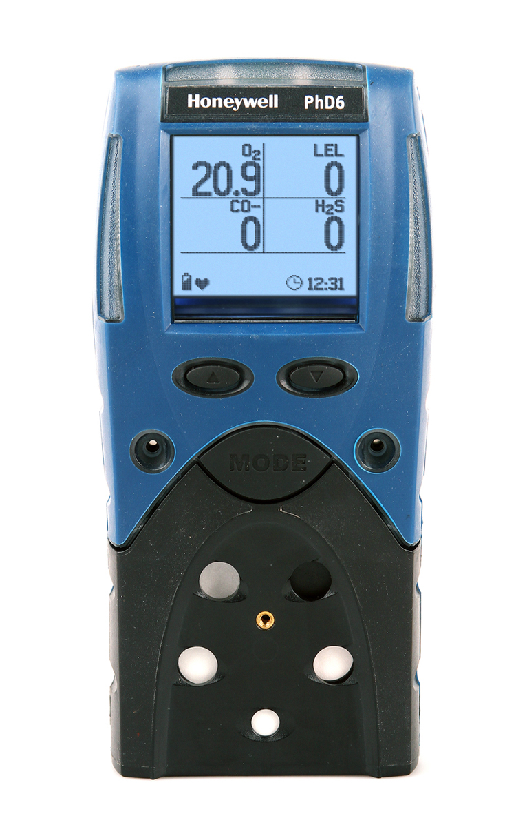 PHD6 - 6 Gas Confined Space Gas Detector | Gastech