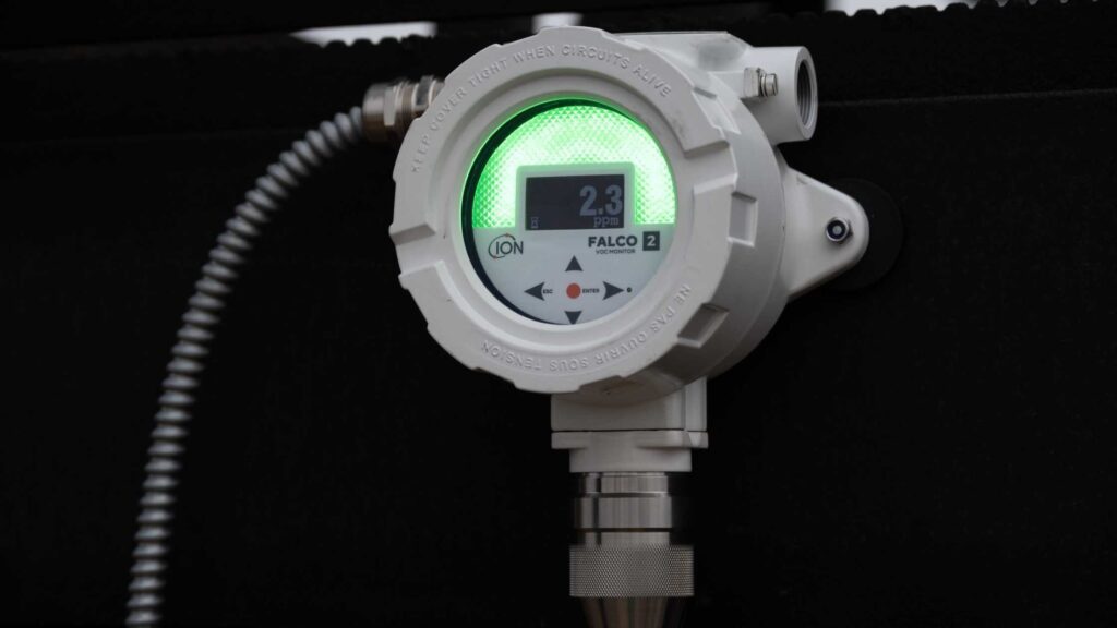 monitor VOCs in hazardous areas