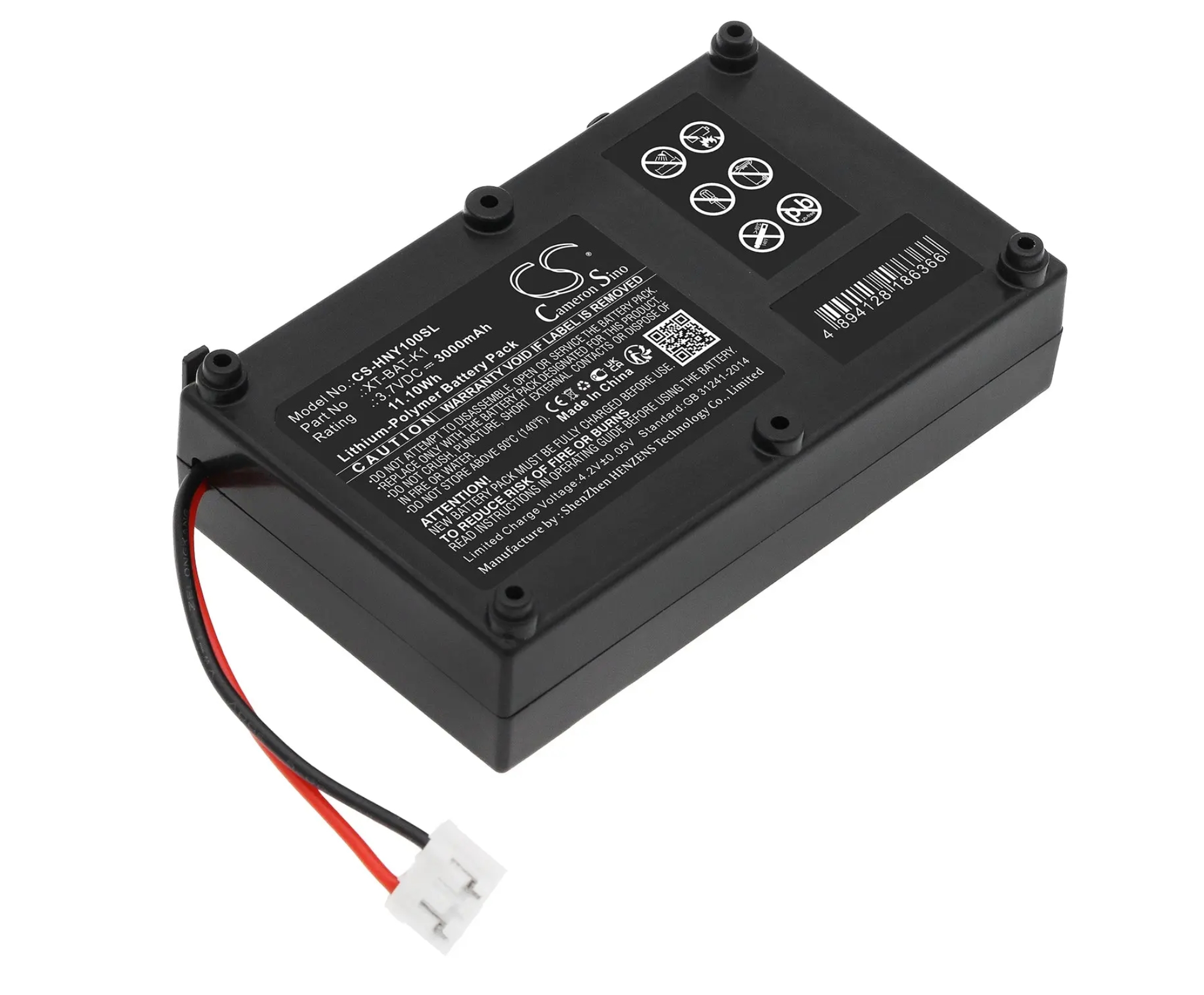 Gas detector batteries
