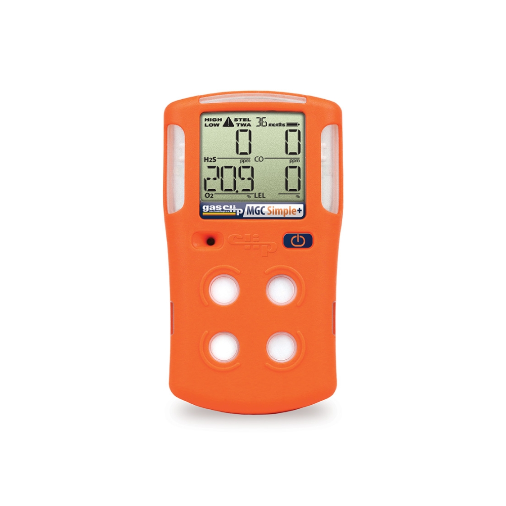 Multi Gas Clip Simple 4 gas detector