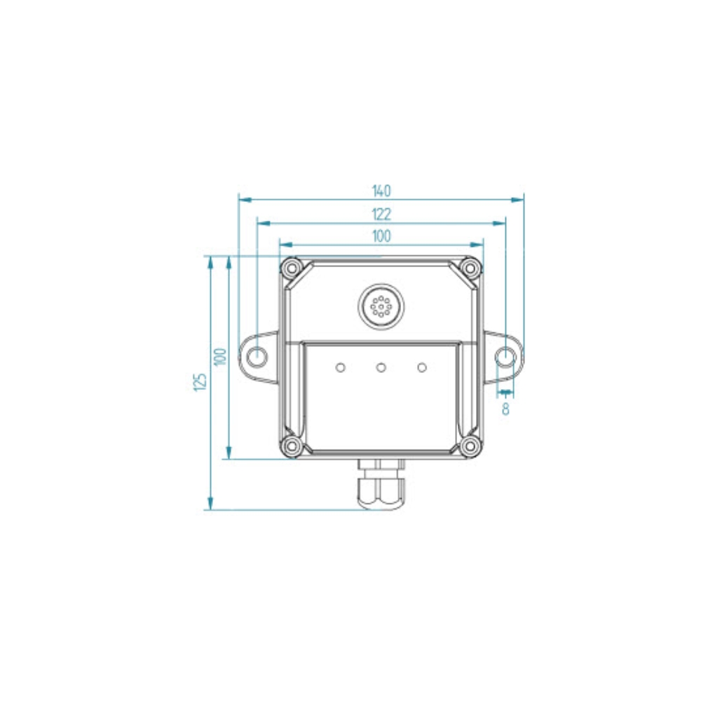 Gastech C-Guard carpark and HVAC gas detector
