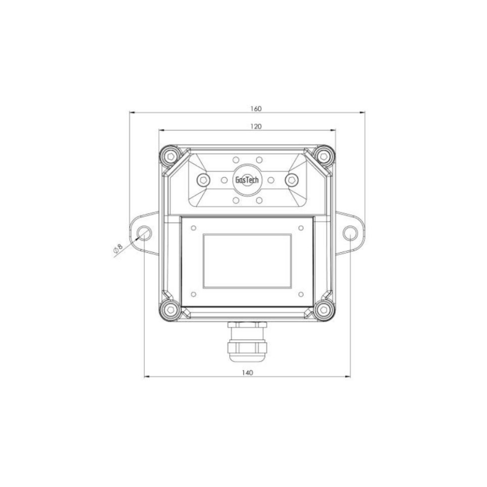 Gastech D-Guard² fixed digital gas detector