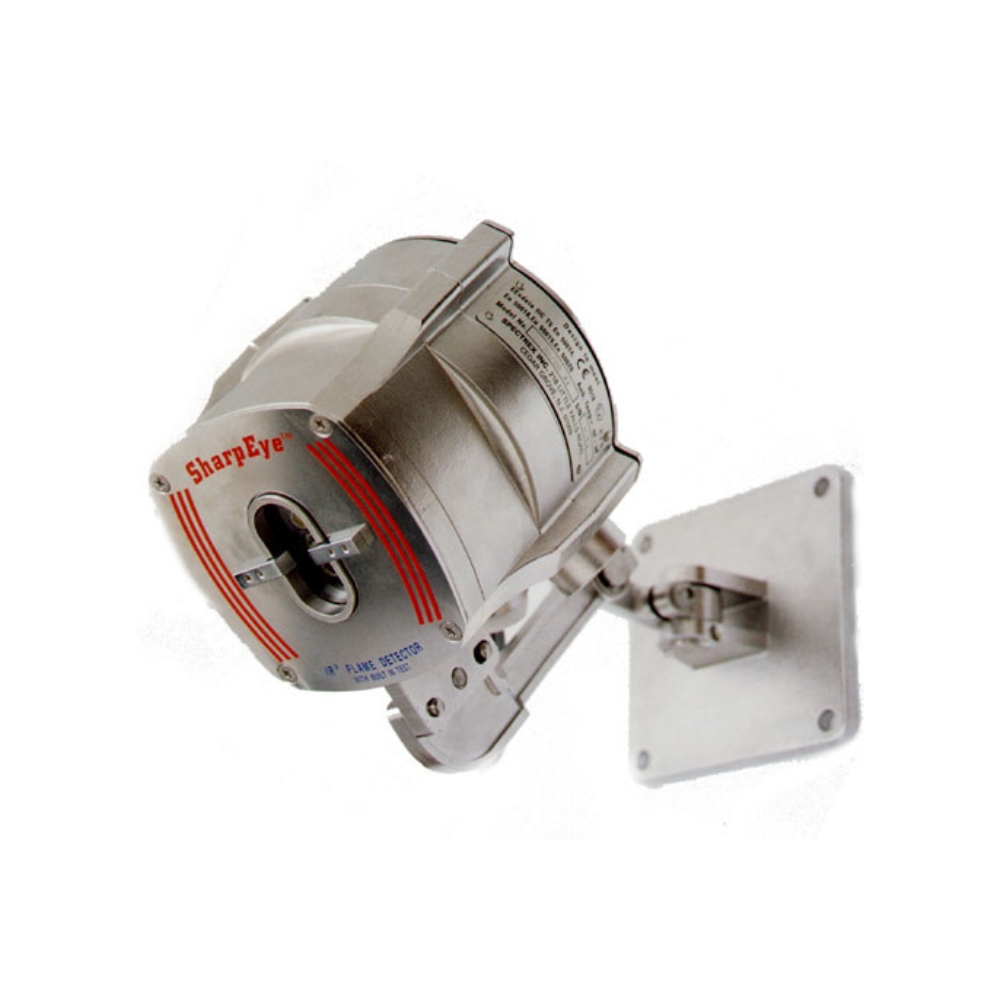 Swivel mounting bracket for a flame detector