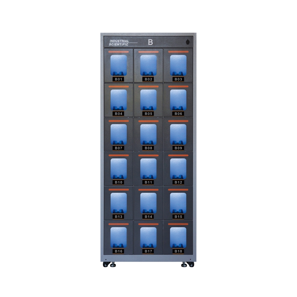 GDFM gas detector fleet manager locker cabinet