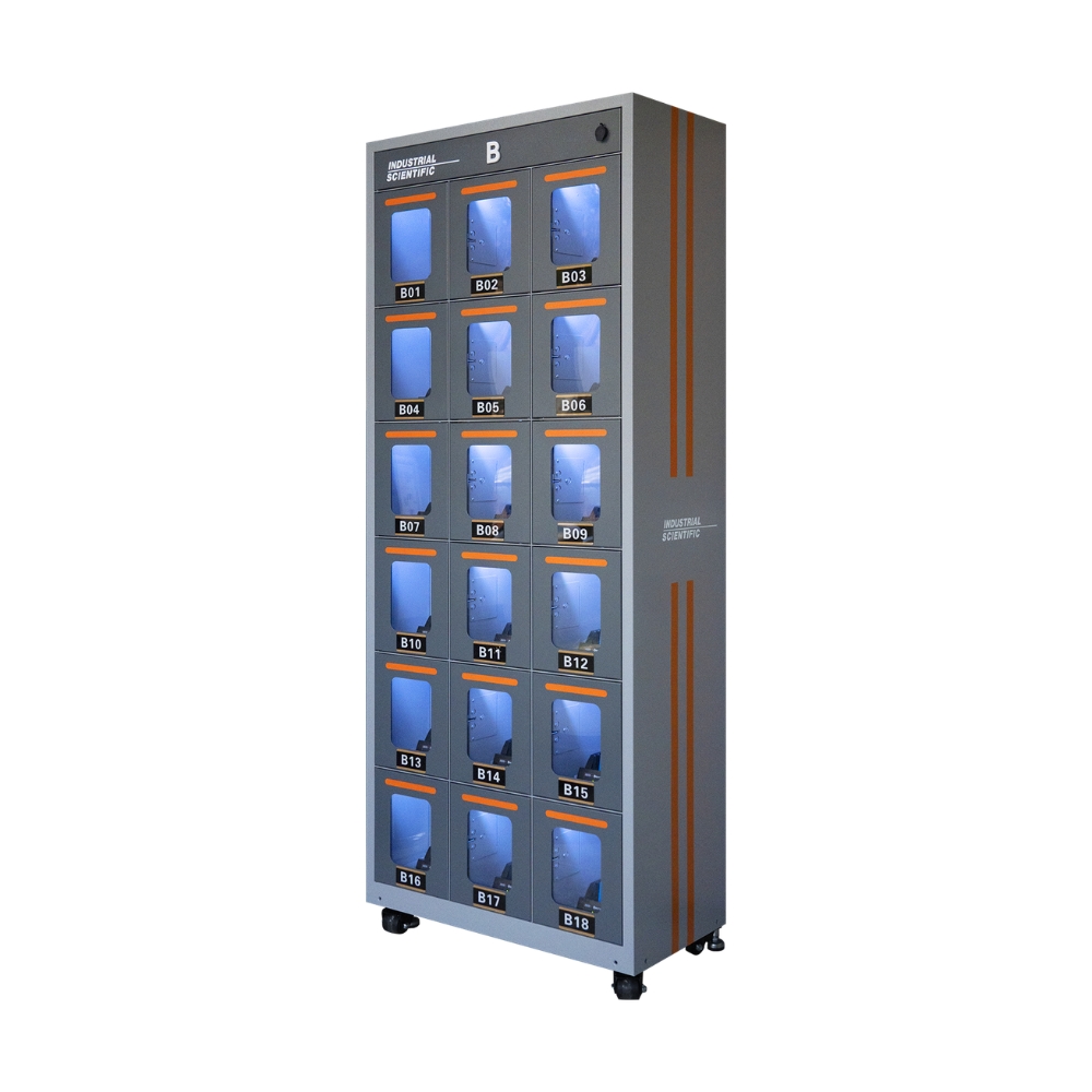 GDFM gas detector fleet manager locker cabinet