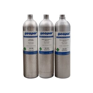 High volume calibration gas cylinders